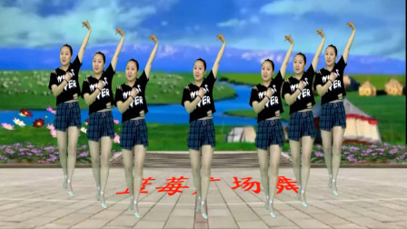 蓝莓思洁广场舞 精选广场舞《人这辈子图个啥》歌词真切 舞步动感欢快