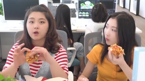 为了吃你会堵上工资吗？