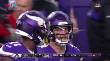 【NFL巨星风采】维京人队亚当-泰伦第8周集锦