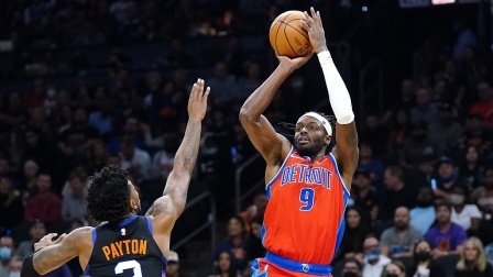 2021-2022赛季NBA集锦 NBA-太阳114-103活塞 太阳7人上双拔塞豪夺18连胜