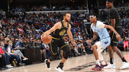 2021-2022赛季NBA集锦 NBA-莫兰特29+5 库里27+10 灰熊力克勇士豪取10连胜