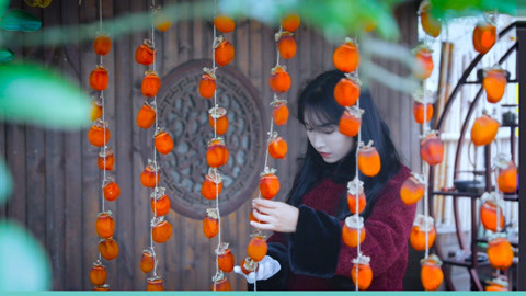 李子柒古香古食 祝大家新的一年柿柿顺心