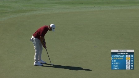 【球员集锦】科林·森川手感逐渐回暖，最终-32成绩收杆