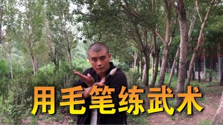 小义防身术 90后武术高手，将武术融入书法，一撇一捺都是功力