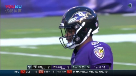 【NFL巨星风采】乌鸦队拉马尔-杰克逊第12周表现