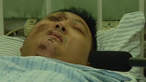 城市直通车 年前擦玻璃用酒精 点烟起火