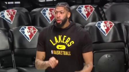 NBA热辣资讯 浓眉复出之战进行赛前热身投篮！你期待他打出怎样的表现？