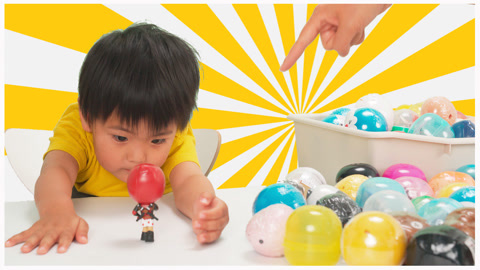 扭蛋派对 死侍和紫色精灵宝可梦