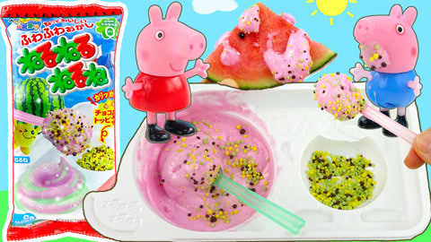 玩具益趣园 小猪佩奇DIY夏日西瓜味搅搅拌拌食玩