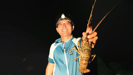 思乡渔夫 渔夫找到新地方赶海，抓龙虾、面包蟹，…
