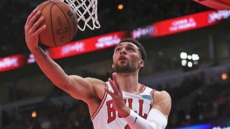 NBA常规赛-拉文32+6+5 鲍尔三双 公牛大胜鹈鹕迎连胜