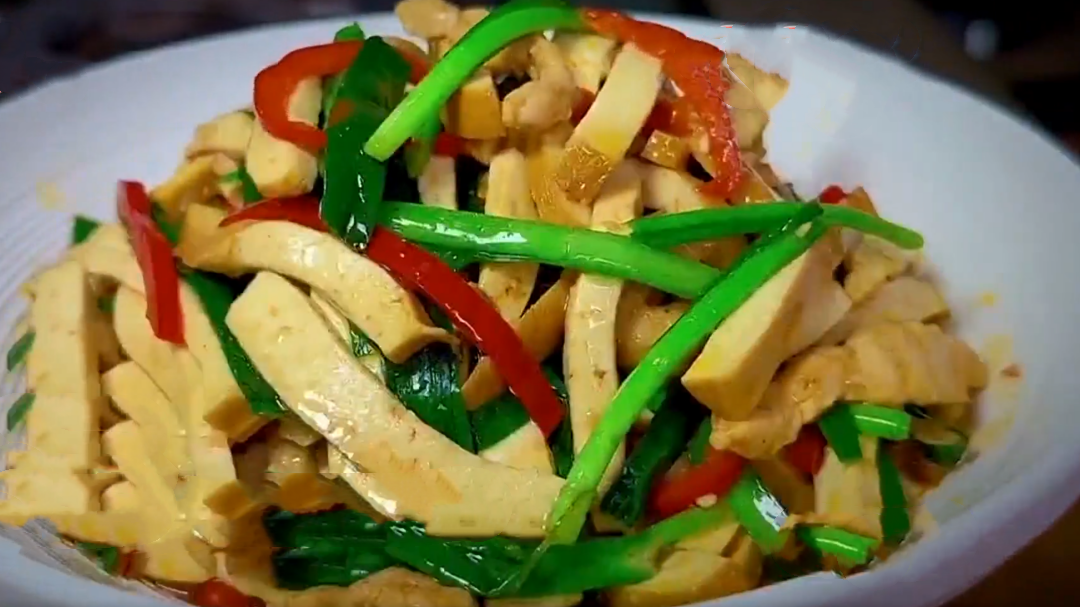 人气美食 家常下饭菜 韭菜炒香干
