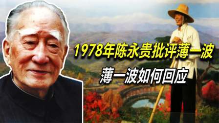 红墙往事 1978年，陈永贵反对薄一波复出，薄一波如何回应