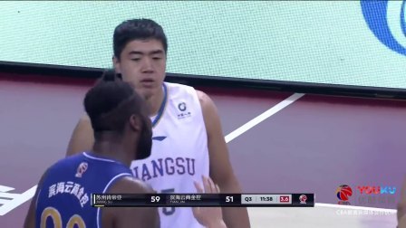 CBA 18/19赛季 江苏VS天津第三节：江苏将分差扩大到十分，斯隆手感火热