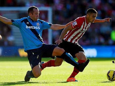 英格兰足球超级联赛 14/15赛季英超第9轮 南安普顿vs斯托克城