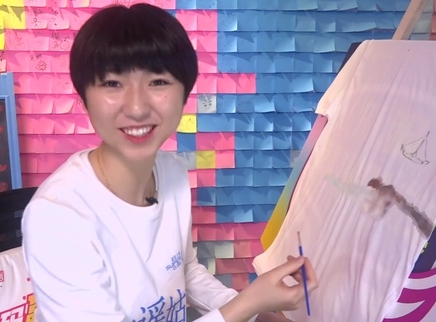 818超女聊天室 汪睿印象派画风赛莫奈