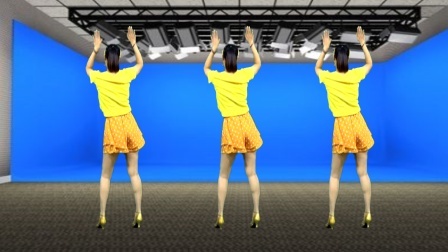 蓝莓思洁广场舞 原创32步广场舞《走破几双鞋》背面附教学