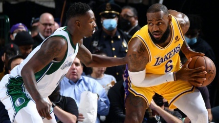2021-2022赛季NBA集锦 NBA-威少23+10+9 詹姆斯24+5 湖人加时胜独行侠