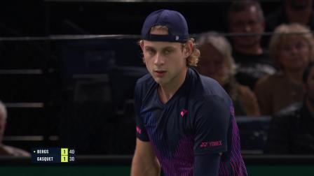 【全场回放】贝尔赫斯2-0加斯奎特 2024ATP巴黎大师赛第一轮