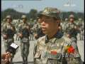 军事报道 步兵方阵政委受采访