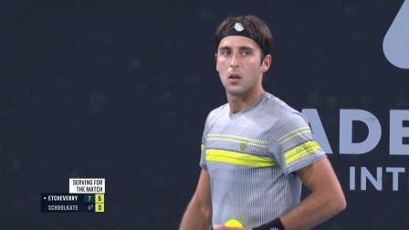 【全场回放】埃切维里2-0斯库尔凯特 2025ATP阿德莱德站第一轮