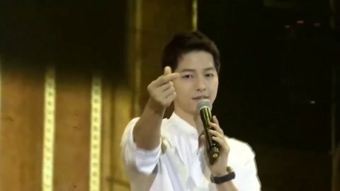 宋仲基粉丝见面会 宋仲基粉丝全场合唱表白
