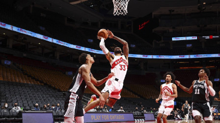 2021-2022赛季NBA集锦 NBA-范弗里特33+7 西卡18+12 猛龙送马刺4连败