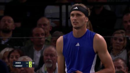 【全场回放】兹维列夫2-1安贝尔 2024ATP巴黎大师赛决赛