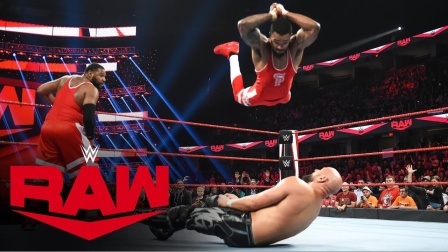 WWE RAW 2019 【RAW 10/21】AJ被罚离场 凯文祭出断头台