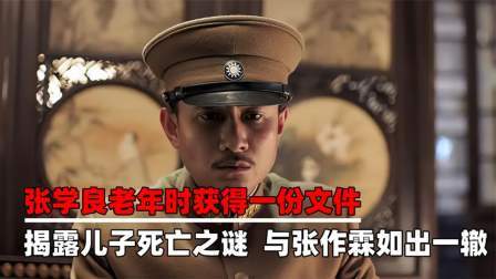 史记文学社第三季 张学良晚年时获得一份文件，揭露儿子死亡之谜，与张作霖如出一辙