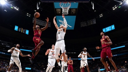 NBA常规赛-乐福22+6 阿伦21+16骑士赢掘金取两连胜