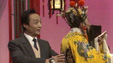 央视1987春晚 李光葛存壮《汉宫惊魂选段<金钟响>》，双簧京剧有特色