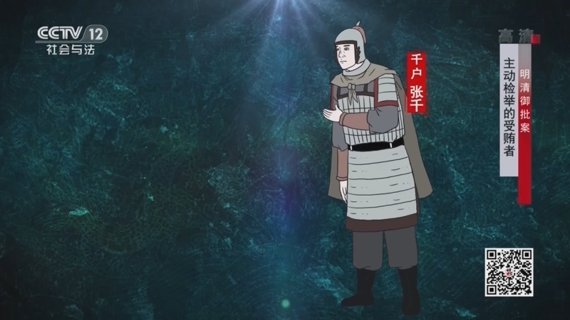 法律讲堂 《法律讲堂(文史版)》 20220405 明清御批案·主动检举的受贿者