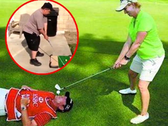 囧人囧事 糗！千万别这样打高尔夫球