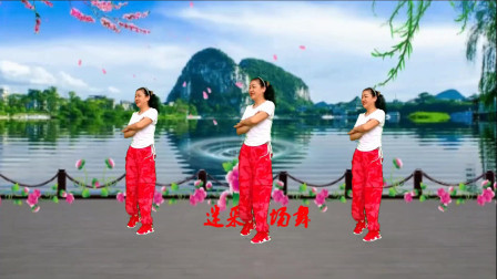 经典时尚广场舞《长路漫漫陪你走》 跳的不错
