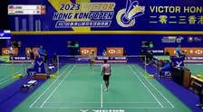 2023中国香港羽毛球公开赛 男单资格赛 梁峻豪VS基兰 海报