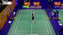 2023中国香港羽毛球公开赛 男单资格赛 科尔约宁VS詹俊为 海报
