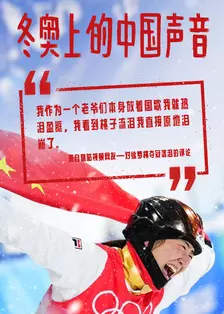 冬奥会上的中国声音 海报
