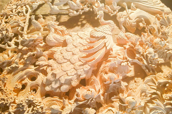 剑川木雕花鸟图片