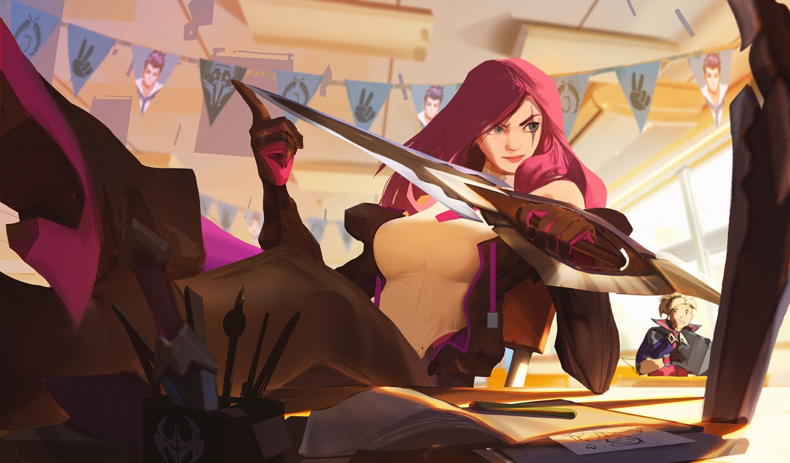 设计师ateyghailan公布战争学院卡特设计概念图