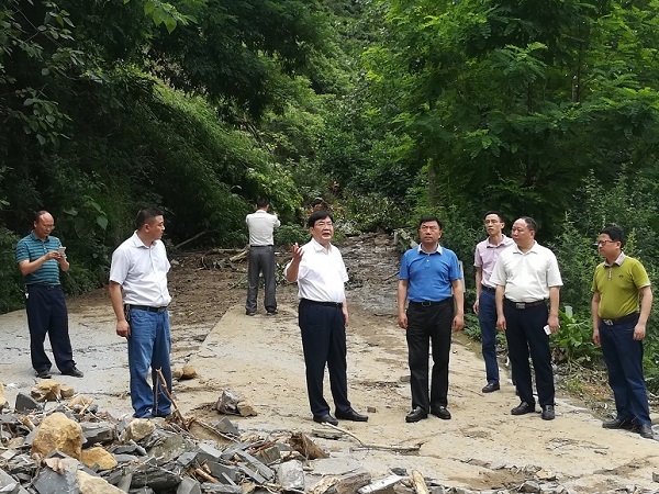 [重庆]乔墩在合川指导暴雨抢险时指出 抢险保畅是交通当前大事要事(图