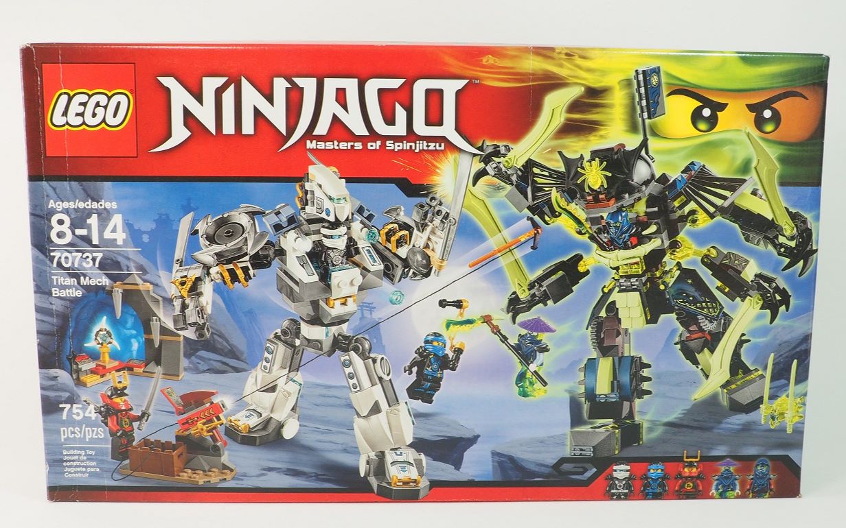 乐高搭建:乐高幻影忍者70737泰坦机甲大战评测