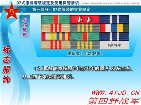 中国人民解放军09式新军装左胸前的牌是什么意思