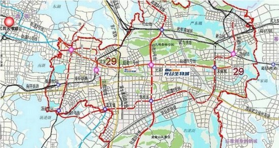 光谷29号线地铁规划图图片