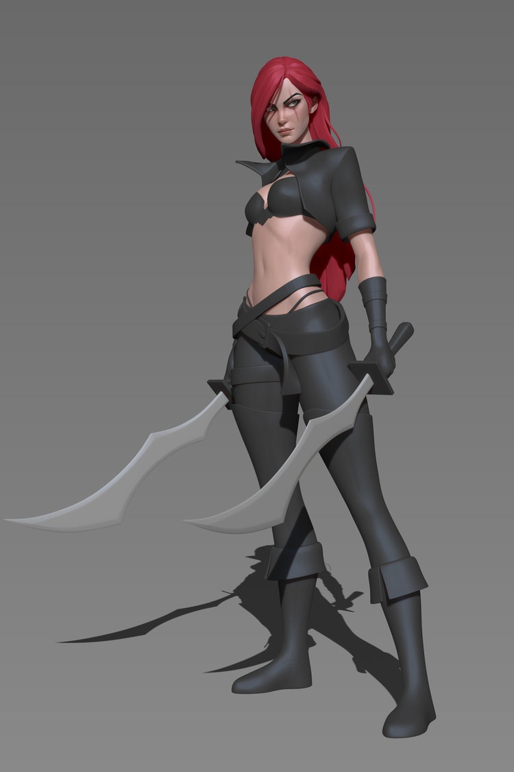 被搁置的大电影盖伦与卡特琳娜的相爱相杀