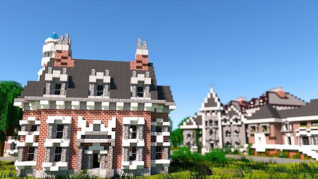 怪兽大学校园建筑重现