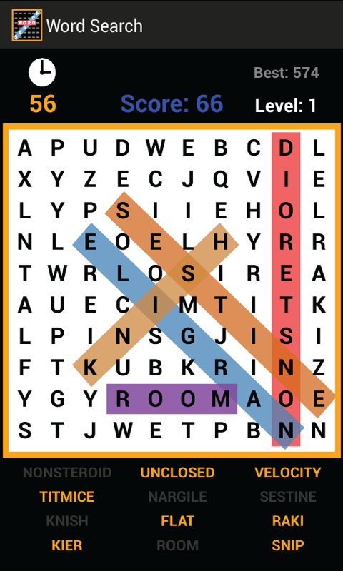 word search (scrabble vocabs)