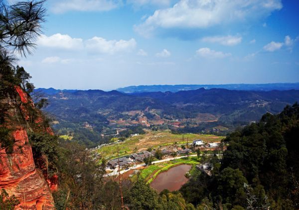 資料圖:高縣勝天鎮流米村.