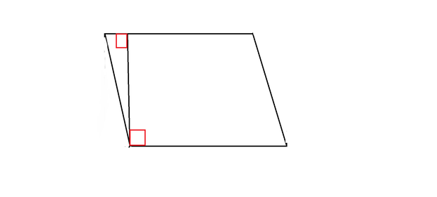 平行四边形正确画法图片