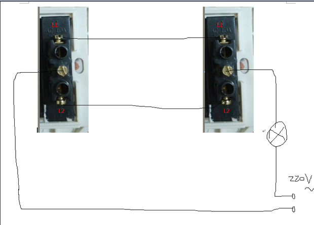 雙聯開關接法 5分鐘讓你輕鬆掌握_接線圖分享